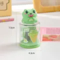 Creative cute green frog animal pencil sharpener for students with 7.5cm height dimension - Summer Frog