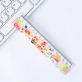 Simpatica riga dritta in plastica da 15 cm con design in rilievo, ideale per studenti e ufficio. - Stile Festa delle Caramelle