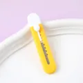 Cute and compact mini yellow utility knife for scrapbooking and opening delivery boxes - OPP Bag / White Yellow