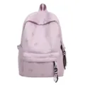 Casual Japanese school backpack large capacity purple book bag for students and women - Purple
