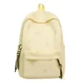 Yellow rhinestone butterfly casual backpack large capacity student school book bag - Yellow