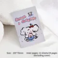 Cute cartoon puppy mini notebook 105x70mm specification with 12 sheets 24 pages - 105x70mm / Dog Mini Notebook