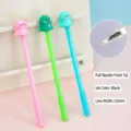 Cute cartoon dinosaur gel pen set, 0.5mm black ink needle tip for office students. - 3D Dinosaur Style No.2