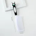 Joli peigne à cheveux dessin animé panda, peigne de massage en plastique portable pour coiffure. - Panda Noir et Blanc