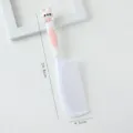 Joli peigne à cheveux en plastique blanc lapin dessin animé pour enfants, brosse portable. - Lapin Blanc