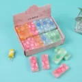 Gommes colorées aux motifs de fleurs de cerisier en couleurs pastel pour l'école - Style Flocon de Neige / 1 Pièce