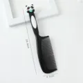 Mignon peigne a cheveux panda de dessin anime en plastique noir massage pour filles - Panda Roux Noir