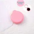 Foldable pocket hair brush with mirror portable mini compact massage travel comb pink - Minimalist Cushion Hairbrush - Cherry Blossom Pink (OPP Bag)