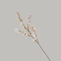 Falso ramo di fiori di ciliegio artificiale per decorazione di nozze e feste casa. - Fiori di ciliegio bianchi densi a 4 rami