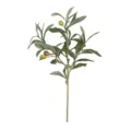 Fausse Branche d'Olivier avec Fruits Plante Verte Décoration Maison Artificiel - Branche d'olivier avec fruits