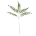 Vue détaillée d'une branche de feuille de Persil artificielle à 5 branches décor - 77cm / Vert