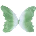 Détail de papillon en papier dégradé vert, accessoire de déco pour scène de mariage. - Vert