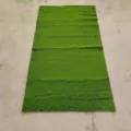 Detailed texture of artificial green moss turf for micro-landscape and garden decor - Black Base Green Moss / 1m x 50cm