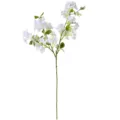 White artificial hydrangea branch long stem flower home decor table centerpiece photography prop - White