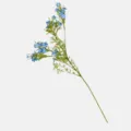 Künstlicher blauer Schleierkraut Blumenzweig für Hochzeit Heimdekoration und Blumenkunst. - Blau