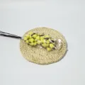 Tiges de fleurs en coton jaune pour bricolage bouquet de noël décoration variante. - Tige unique / Jaune