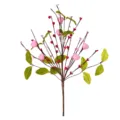 Fausse branche de baies de cœur de Saint-Valentin pour mariage fête et décoration de maison. - Rose