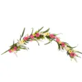 Guirlande de vigne de fleurs sauvages et épis de blé artificiels pour décoration de porte maison - Guirlande de Fleurs Sauvages / 125cm