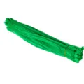 Emerald green dense velvet chenille stems for DIY craft projects and creative decorations - 100 Pieces Set / Fruit Green