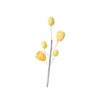 Yellow tulip and Easter egg artificial stem for holiday home decor. - Yellow
