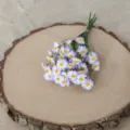 Kuenstliche Kamille Gaensebluemchen Strauss kleine Blumen nordischer Stil Tischdeko - Lila