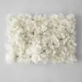 Elegant pure white artificial flower wall panel specifically for wedding and event decor - I24 Style (HQMH024060)