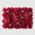 Artificial burgundy flower wall panel for wedding background and event decor - MH01 Style (HQMH024060)