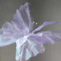 Elegant purple iridescent organza butterfly decoration for romantic wedding settings - Light Purple