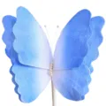 Blue gradient butterfly decoration craft wedding artificial floral ornament for party home. - Blue