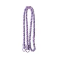 Hand-woven two-tone purple cotton phone lanyard crossbody strap for neck and keys - Purple B (Long Crossbody Style)