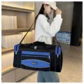 Sac de sport durable pour homme et femme, grand sac de voyage pour entraînement et voyages. - S / Bleu
