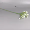 Tallo de paniculata artificial de 60cm para decoración de bodas y arreglos. - Blanco