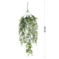 80cm artificial hanging Persian leaf vine for wall decoration - 80cm/5 Forks / Green