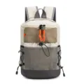 Leichter Bergsteiger-Minirucksack im japanischen Kontrastdesign - Khaki