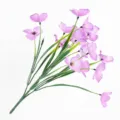 Realistic purple artificial violet spray flowers for wedding and home room decoration - Purple
