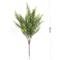 Artificial green pine needle branch for Christmas decoration, 45cm height - 45cm / Long Green