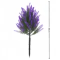 Vista detallada de la estaca de lavanda artificial de 48 cm para decoración de jardín - Estilo de Estaca