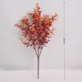 35 cm kunstmatige herfst Perzische varen, realistisch gebladerte voor wanddecoratie - Herfst Rode Eucalyptus