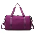 Sac de sport fitness violet pour homme et femme, separation sec humide sac de voyage. - Fuchsia