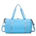 Sac de sport bleu clair pour l'entraînement, sac de voyage étanche pour hommes et femmes. - Bleu ciel