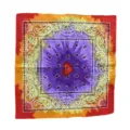 Vibrant tie-dye cotton bandana with paisley patterns for outdoor sports and cycling - Style B / 55x55cm