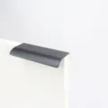 Modern minimalist matte black hidden aluminum alloy cabinet door handle for kitchen drawers - Length 50 Width 40 Hole Distance 32mm / Black
