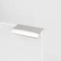 Sleek modern aluminum alloy hidden cabinet handle with brushed silver finish - Length 50 Width 40 Hole Distance 32mm / Brushed Nickel