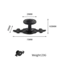 Vintage matte black zinc alloy drawer handle with ornate baseplate, 73mm length - 圆顶拉手款式(ls1630+js092)