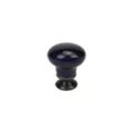 Blue Ceramic Cabinet Knob Single Hole Furniture Drawer Pull Hardware Option SKU Item Variant - Cobalt Blue 650 / Blue