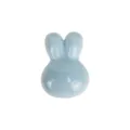 Schattige blauwe keramische konijn ladeknop, enkel gat kastdeur handgreep kinderkamer. - Blauw TCL917-1