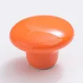 Oranje glanzende keramische meubelknop, enkel gat ladehandgreep voor moderne kasten en garderobe - Oranje TCL468-3