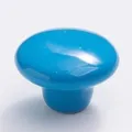Blauwe keramische meubelknop enkel gat ladehandgreep voor kast en houten meubels. - Blauw TCL468-7