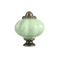 Pomo per mobili a zucca in ceramica verde maniglia per cassetto anta armadio cucina. - Verde chiaro 134