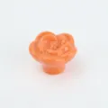Kleurrijke keramische roos bloem ladeknop kastgreep schattige meubels hardware handgreep voor kids - TCL388-1 diameter 34 mm